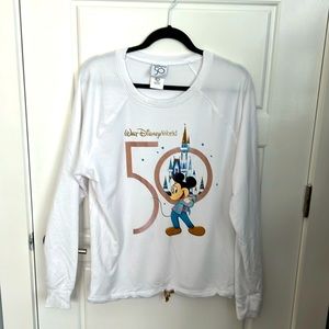 Woman’s Walt Disney 50th anniversary sweatshirt size large